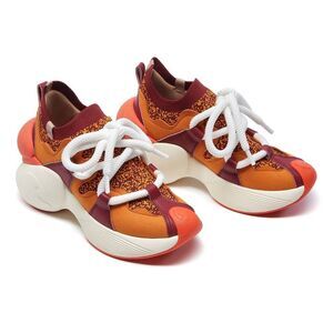 UIN Women's Sneakers Casual Comfort Walking Shoes (Bilbao A2 - Desert Sunset )